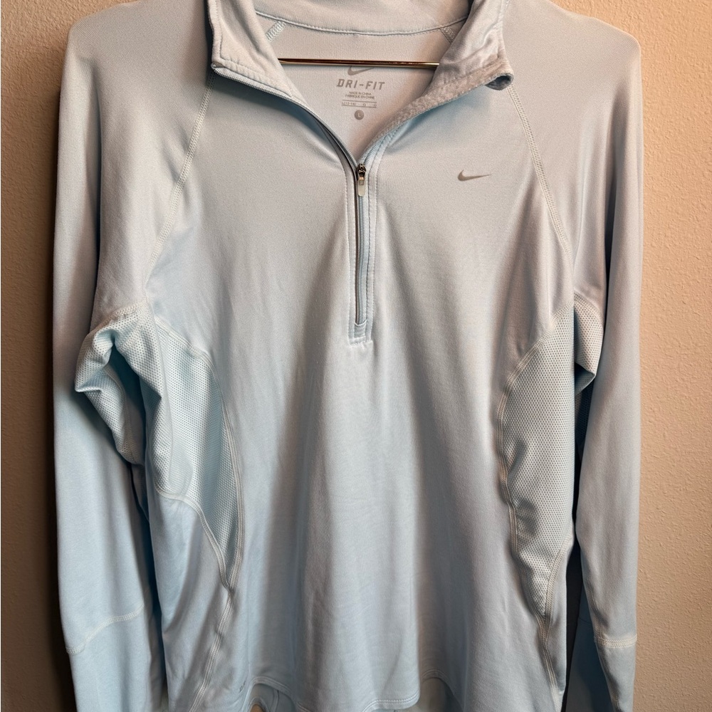 Nike Sky Blue Dri-FIT Half-Zip Pullover